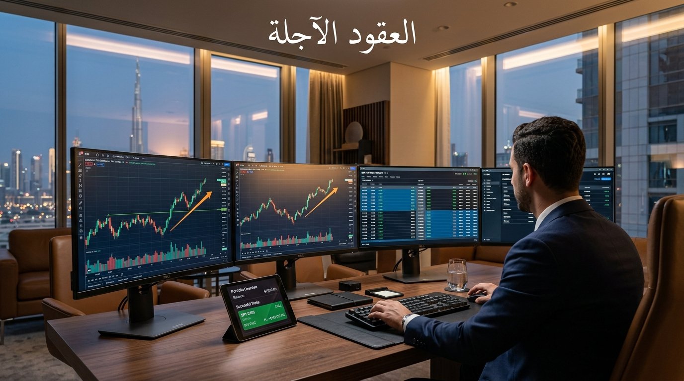 دليل تداول العقود الآجلة الأمريكية وعلاقتها بأوبشن المؤشرات للحسابات الصغيرة (تحديث 2026)